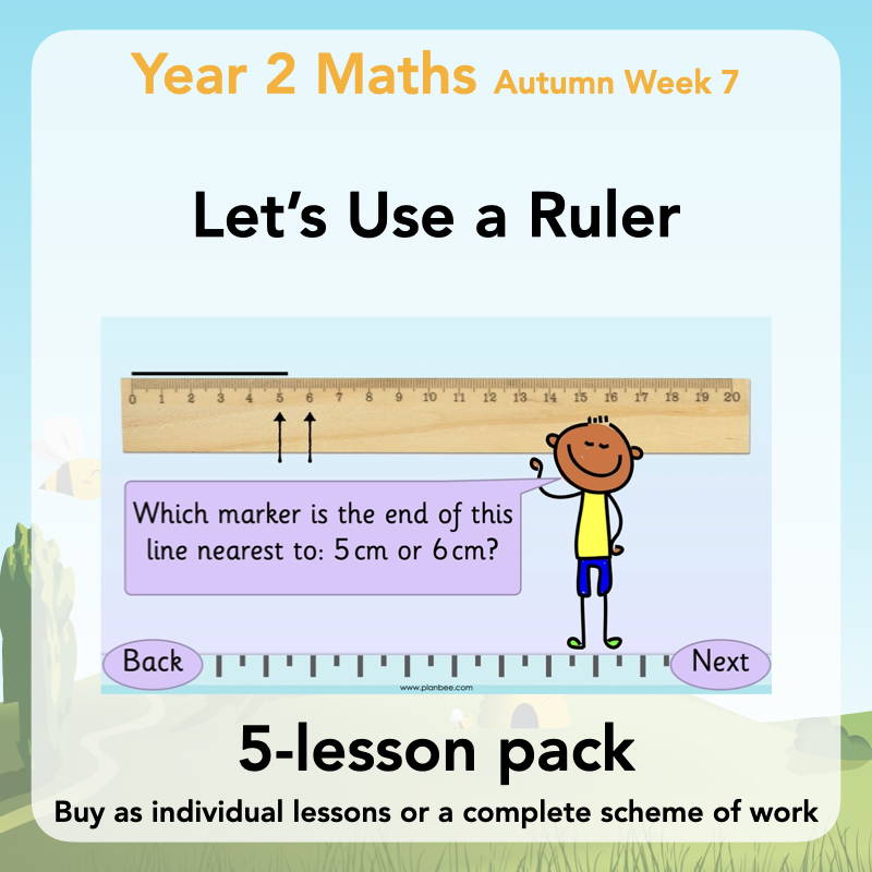 Year 2 Maths Curriculum - Let's Use a Ruler