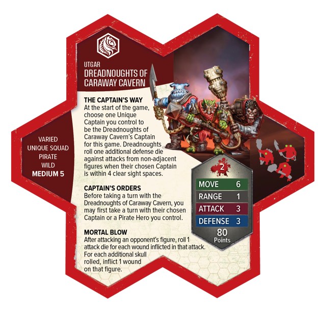 Dreadnoughts of Caraway Cavern army card