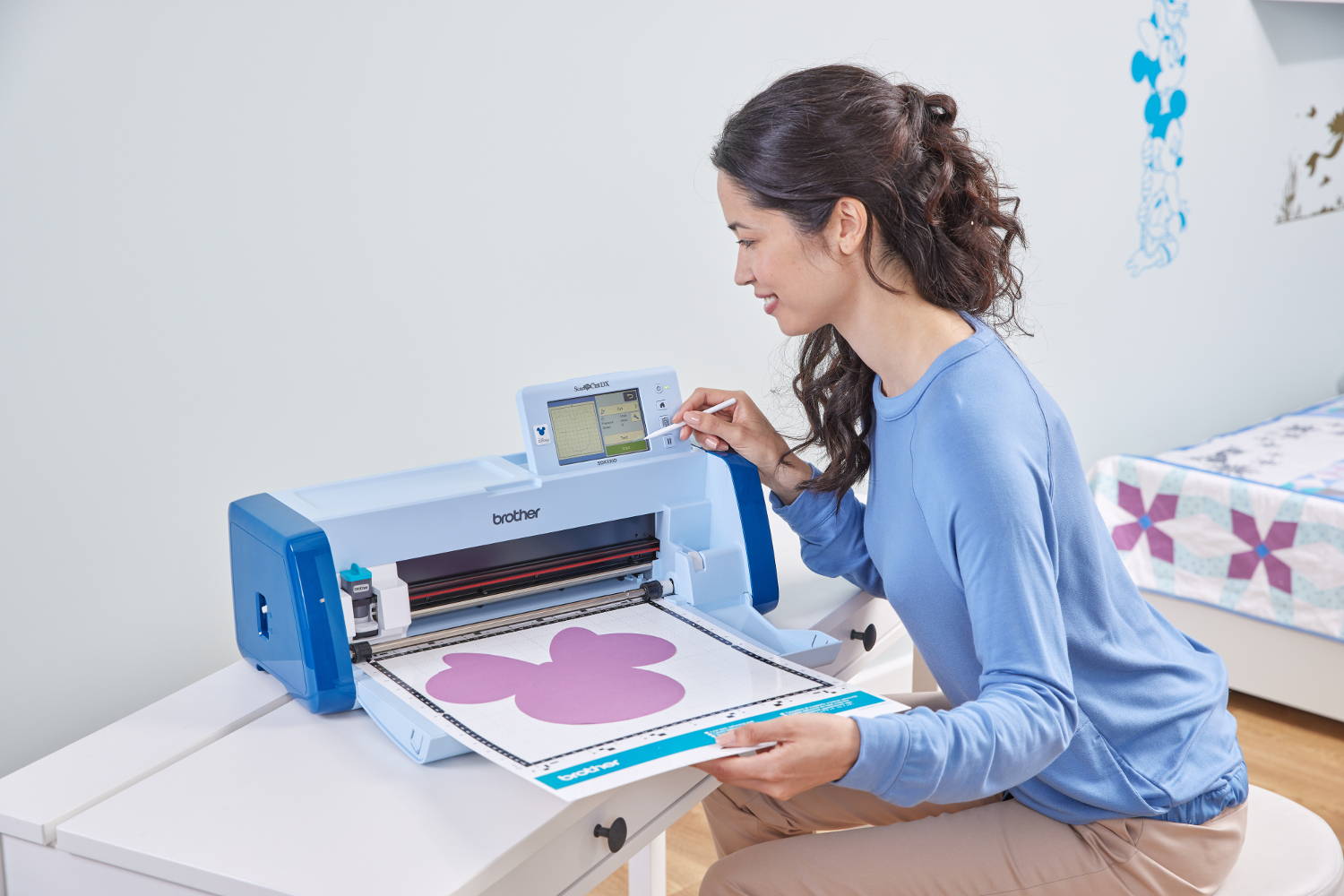 statsminister Gæstfrihed Bliver til Brother SDX330D Scan N Cut DX Disney Limited Edition Cutting Machine / –  The Sewing Studio Fabric Superstore