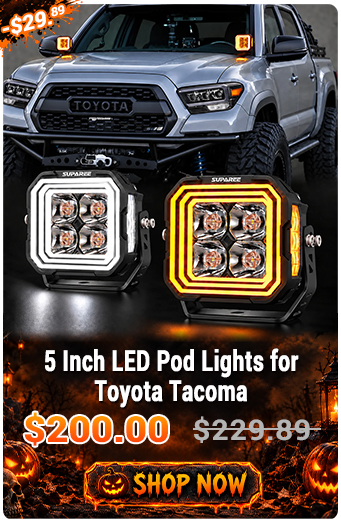 5 Inch LED Pod Lights for Toyota Tacoma. Promotional price $200.00, originally $229.89. Use code HW13.