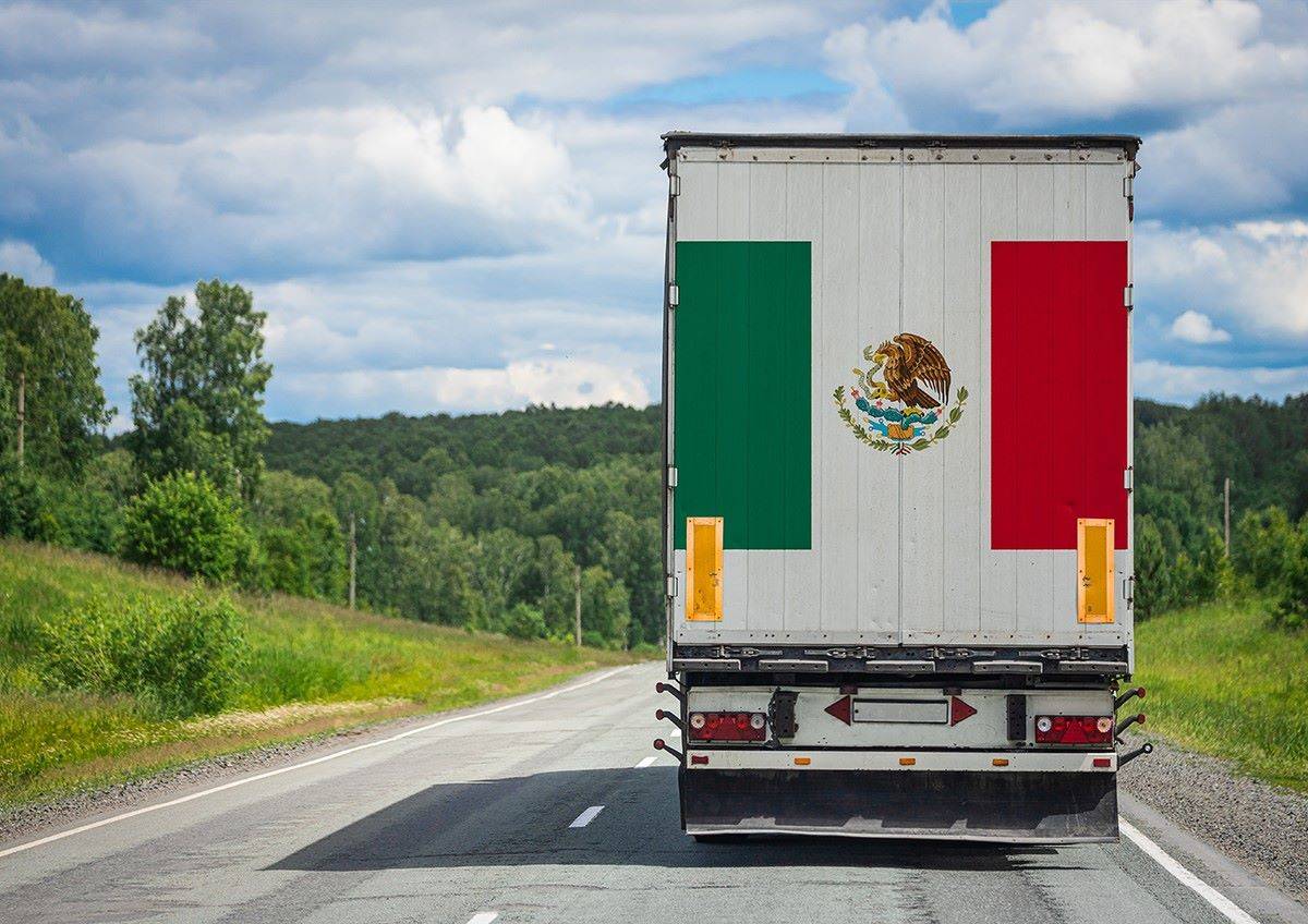 More than 7.35 million cargo trucks crossed the U.S.-Mexico border last year