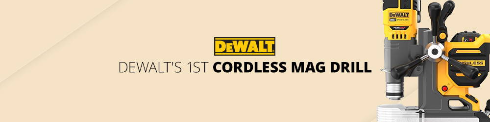 Dewalt's 1st Cordless Mag Drill
