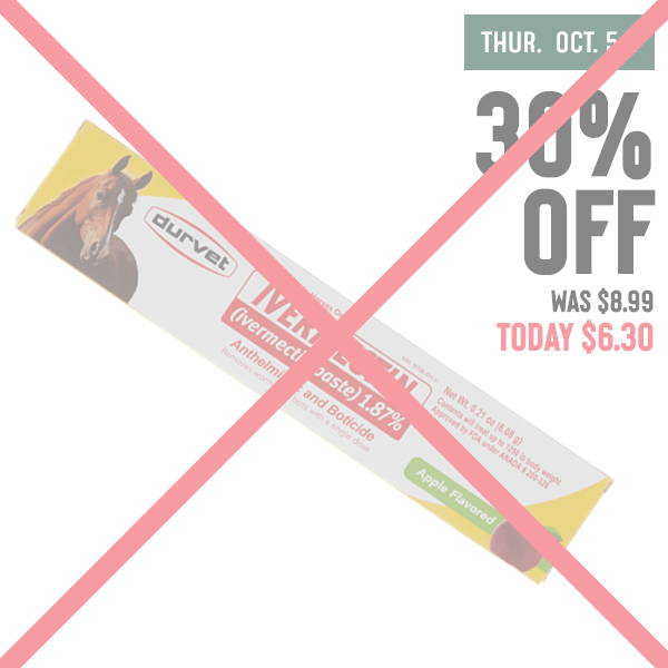 durvet ivermectin horse dewormer on sale