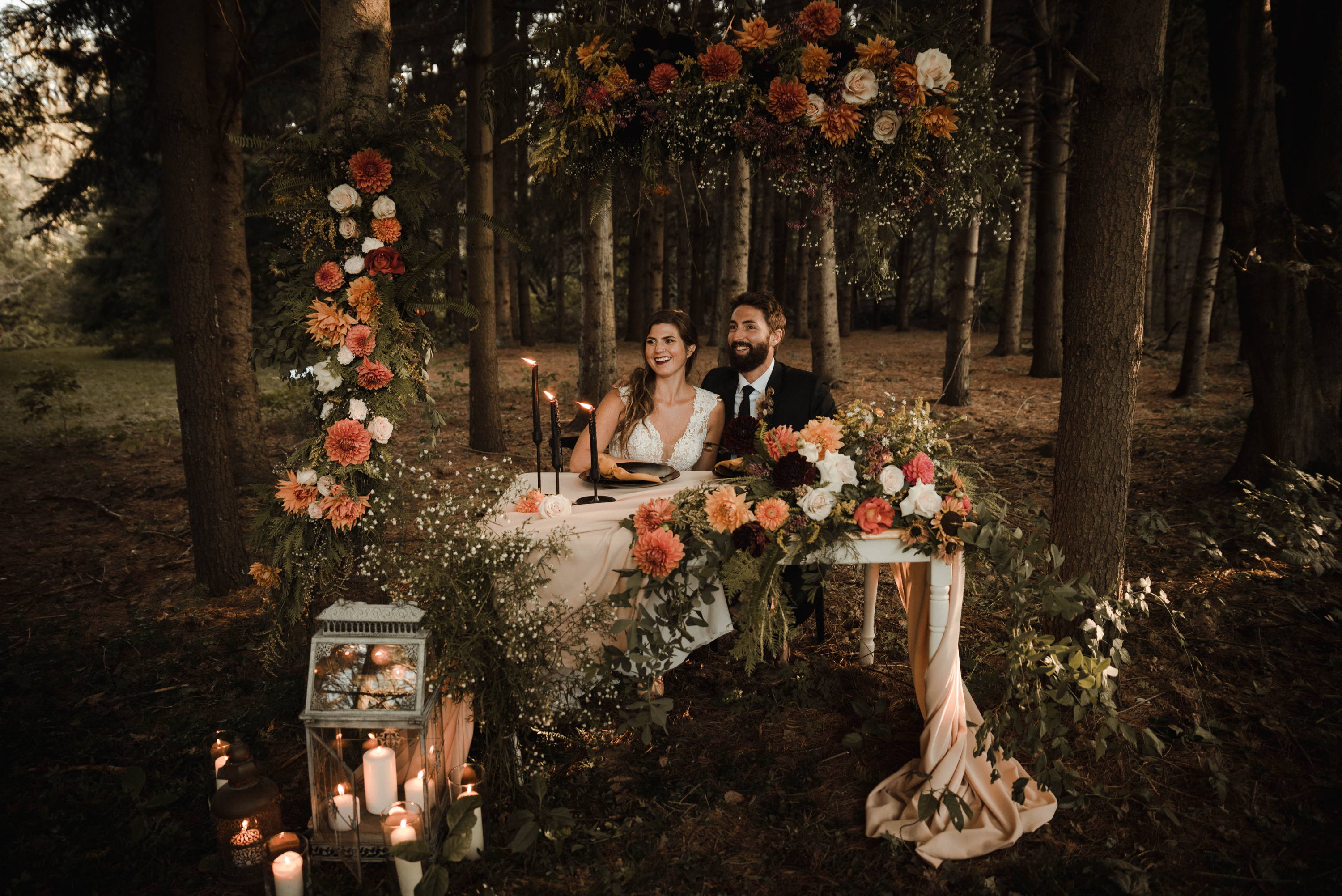 Outdoor Wedding Flowers  - Wedding Forest Flowers