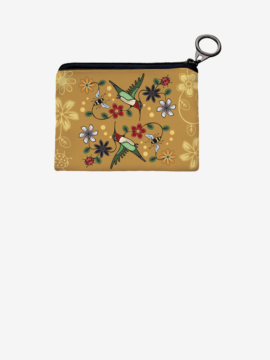 Hummingbird (Nenookaasi) Coin Purse by Storm Angeconeb