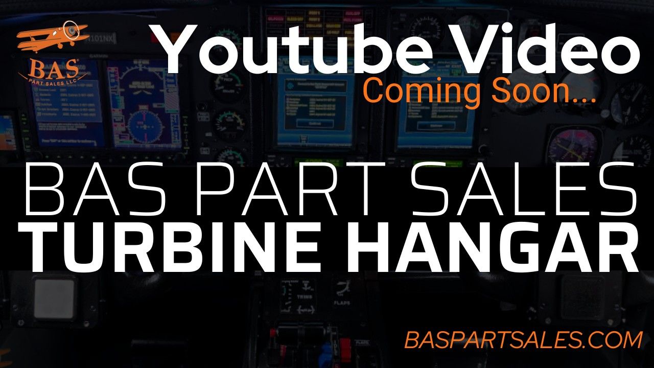 Youtube video announcement for BAS Part Sales Turbine Hangar.