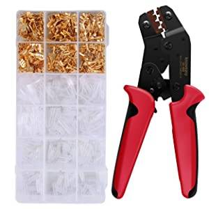Details about   Professional Wire Crimper Pliers Crimping Tool Male Female Spade Terminals Kit 