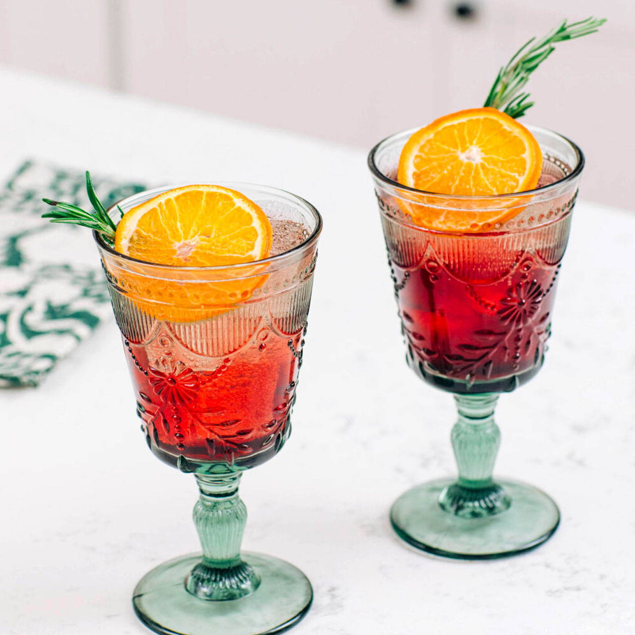 Cranberry Rosemary Maple Cocktail