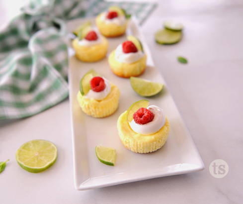 mai tai mini cheesecakes