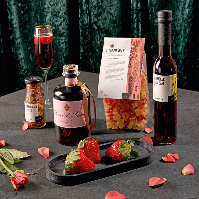 Das Valentinstags-Menü Set
