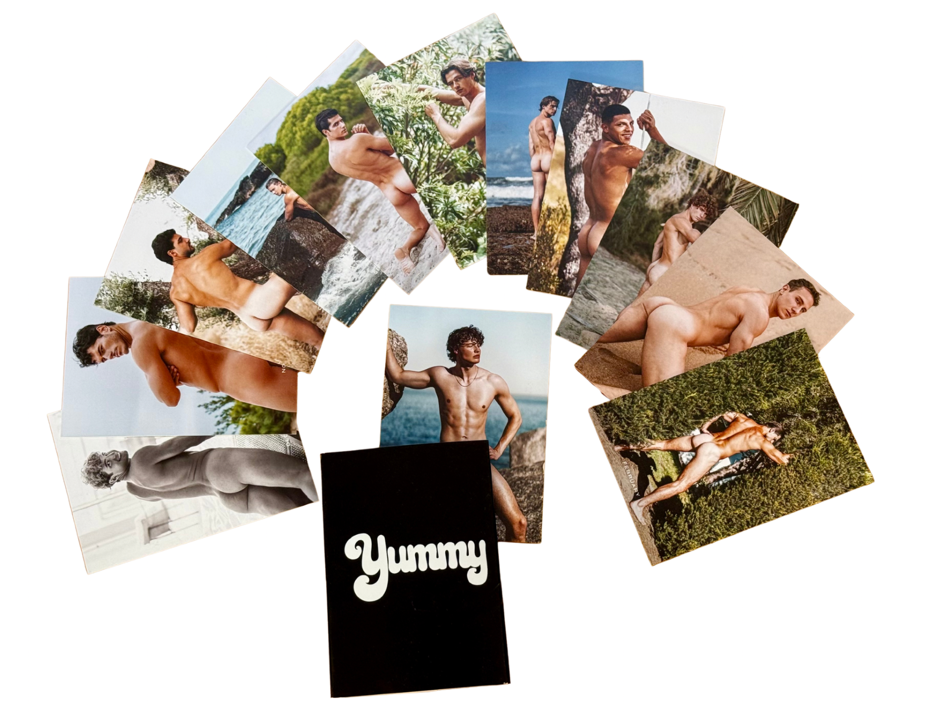 A collection of photographs featuring people at the beach and a 