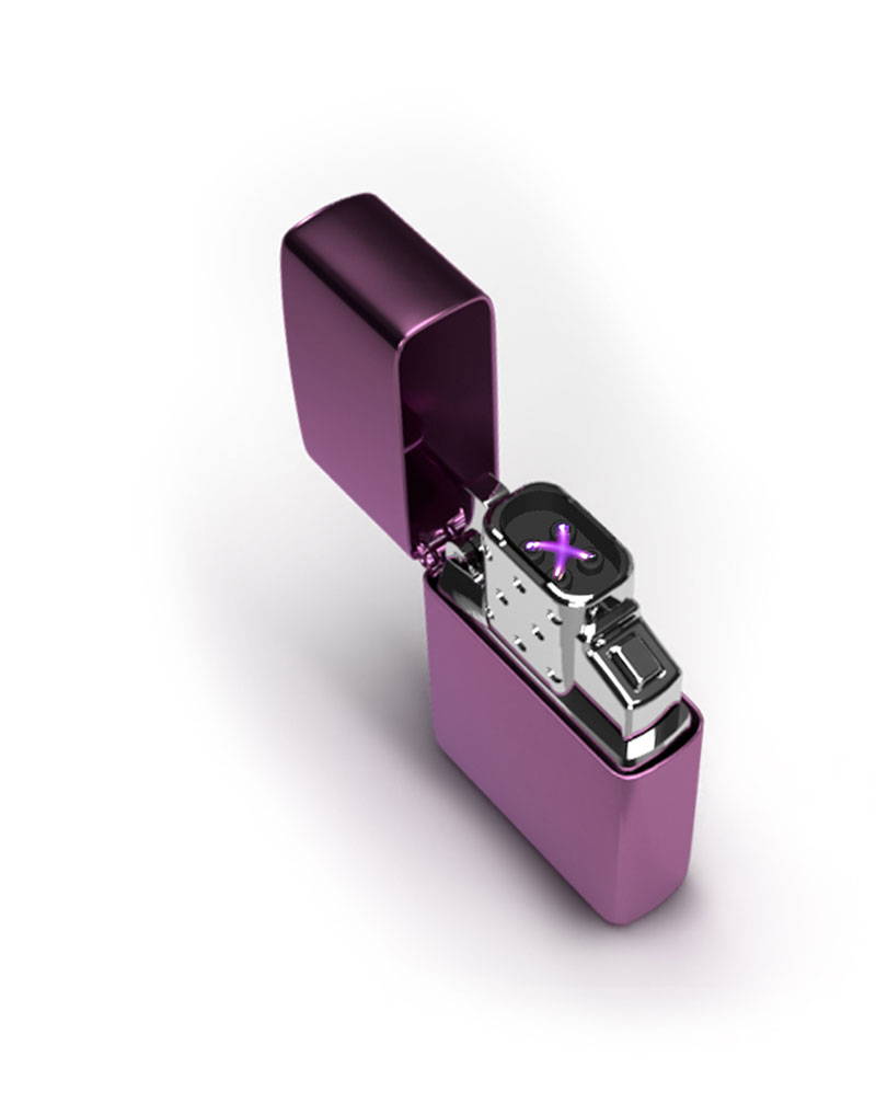 Arc Insert in Purple Lighter Case.