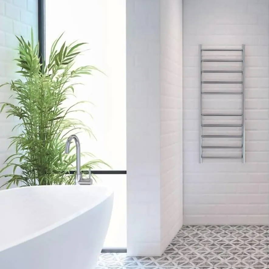Stainless Steel Heated Towel Rails | The Blue Space
