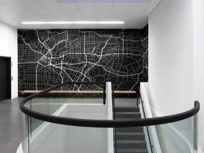 Maps for wall murals