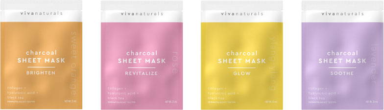 Viva Naturals 4 Charcoal Sheet Mask