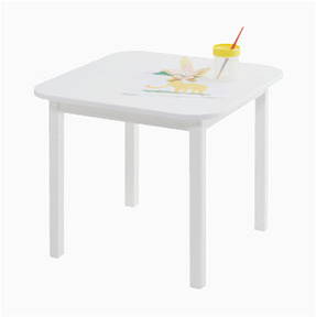 white toddler table