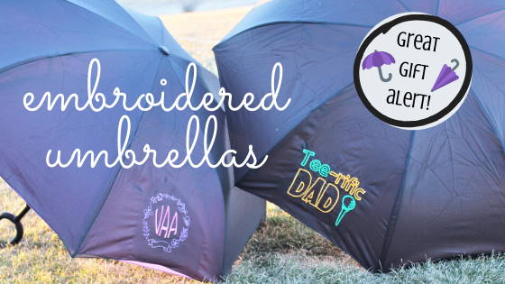 Embroidered Umbrellas