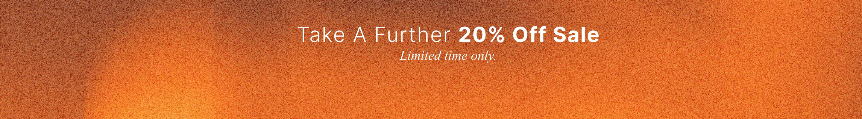 Take an Extra 20% Off Sale