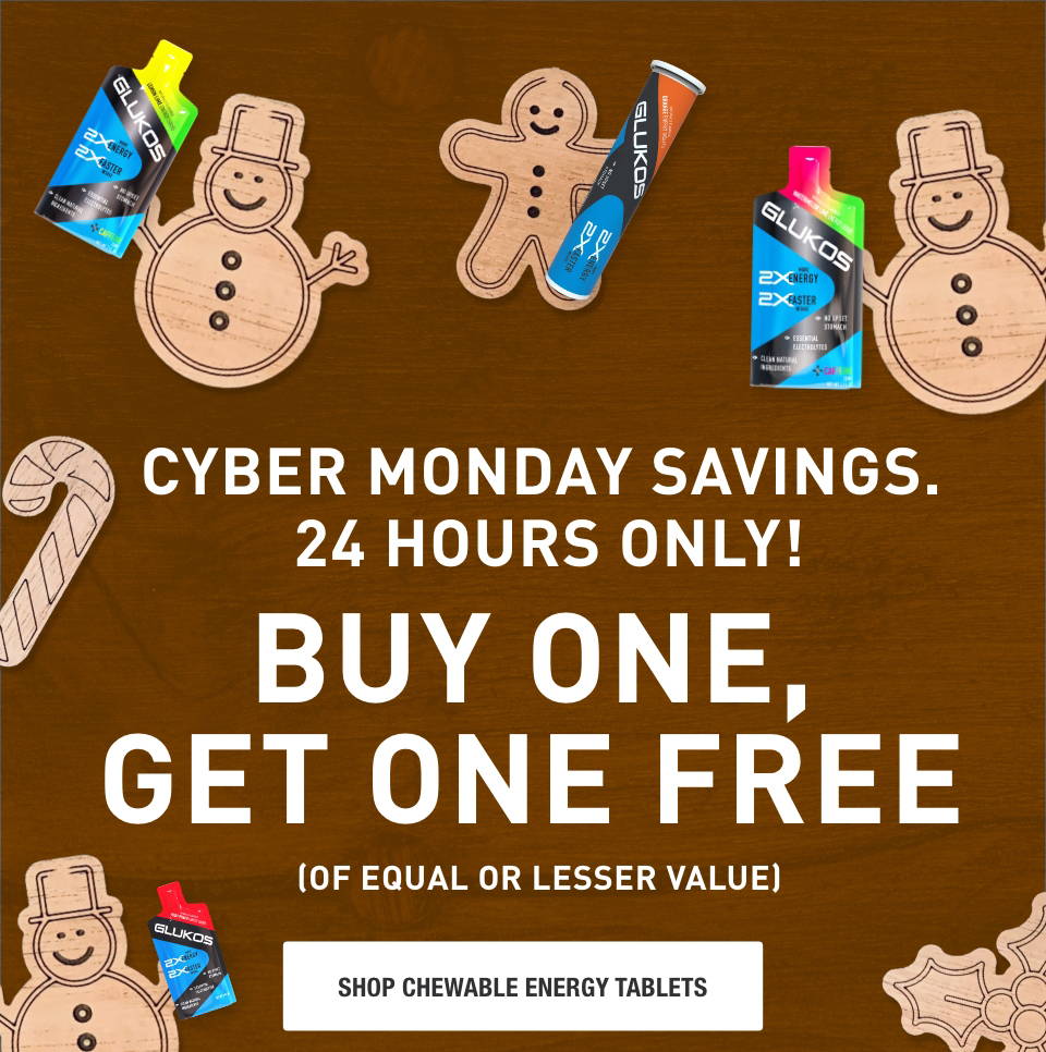 Cyber Monday Savings. 25 Hours Only! Buy One Get One Free of equal or lesser value. Shop Chewable Energy Tablets