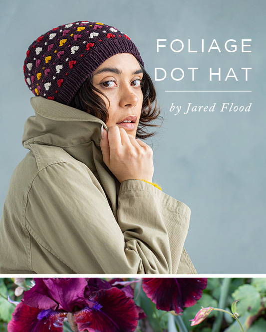 Foliage Dot Hat | Knitting Pattern by Jared Flood | Brooklyn Tweed