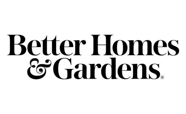 Better Homes & Gardens logo in black text on a white background.