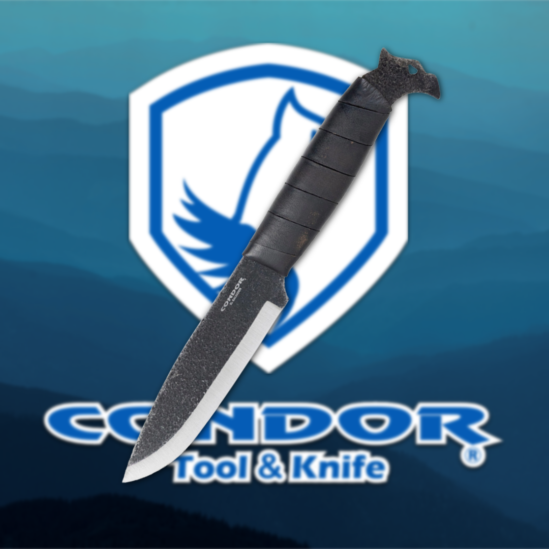 Knife displayed over the Condor Tool & Knife logo.