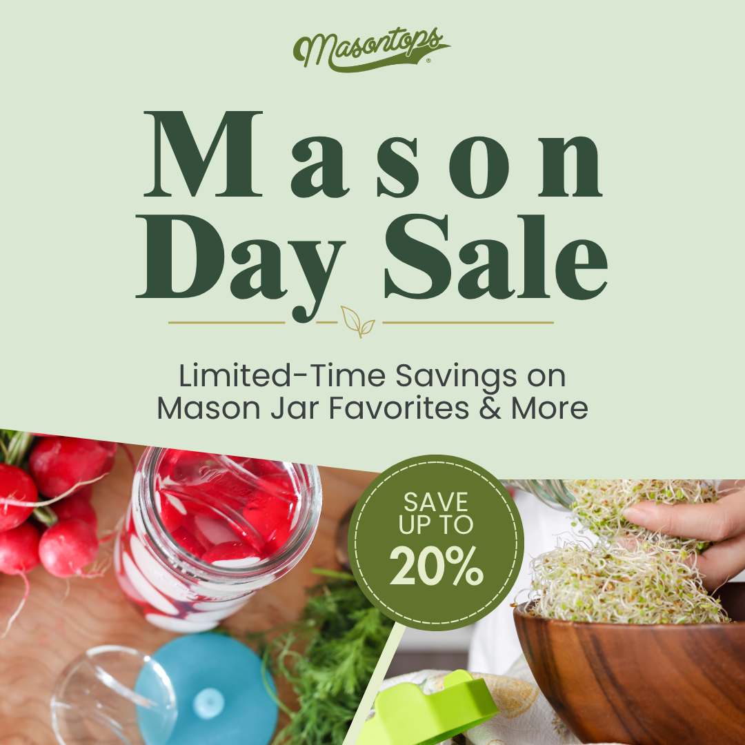 mason day sale, up to 20% off