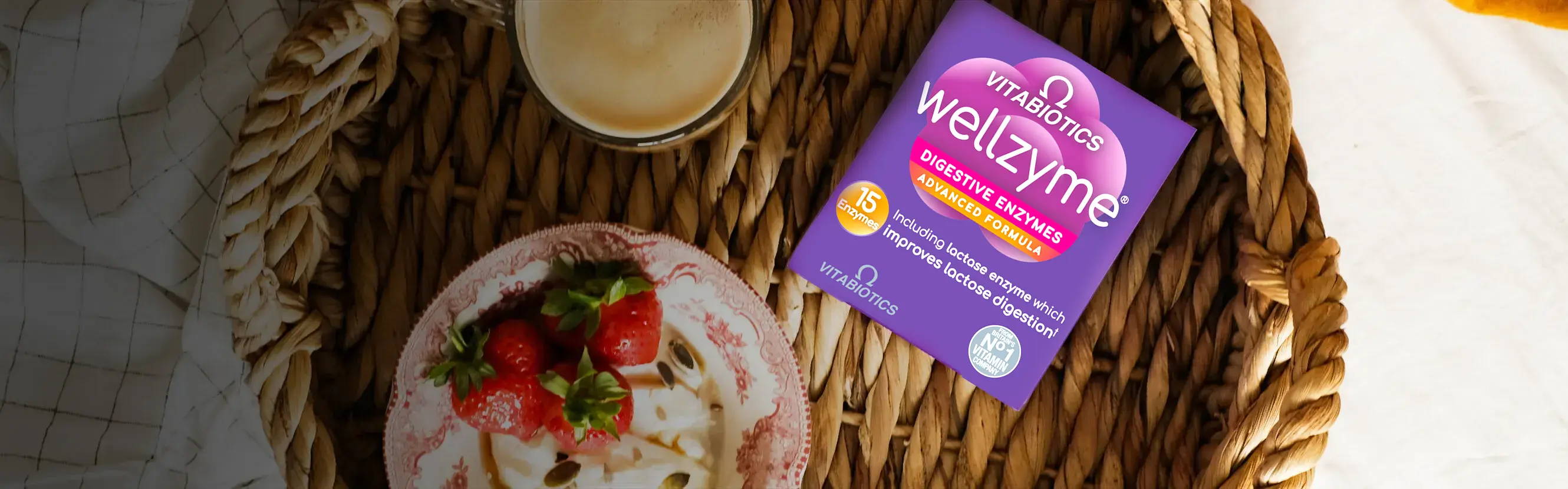  Every single day, your digestive system has a lot to get done. With Wellzyme Advanced, give it the best possible support. Just take a convenient capsule with each main meal and get the advantage of 15 active enzymes, formulated by our expert team. 