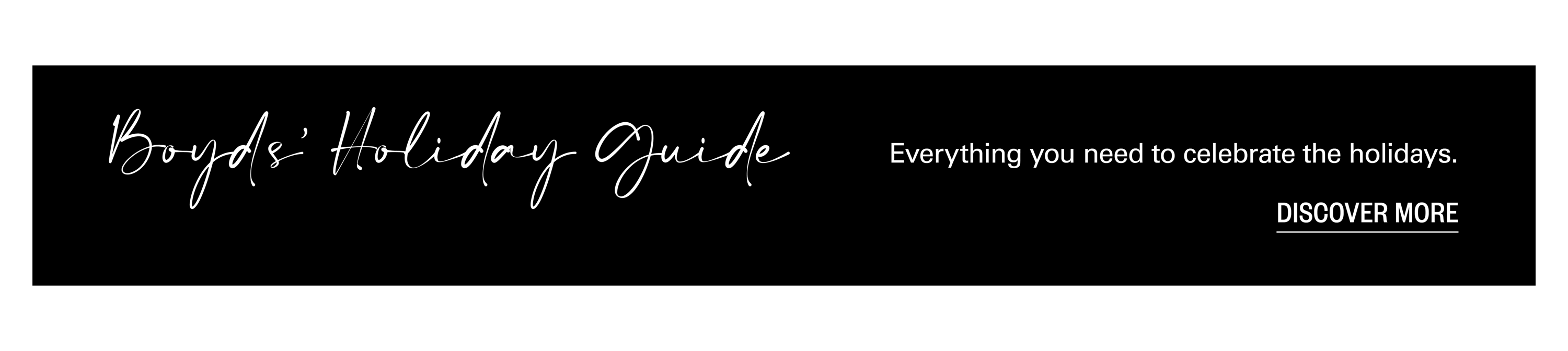 Boyds Holiday Guide