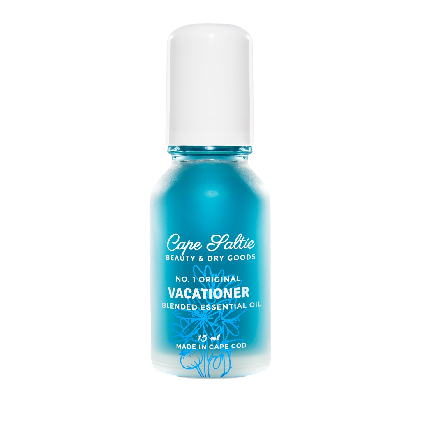 Vacationer Blended Essential Oil Natural Perfume made with organic jojoba oil blue tansy peppermint spearmint cinnamon anise blend