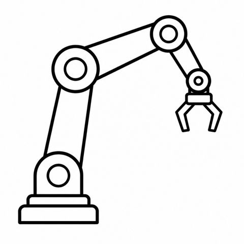 Articulating robot icon