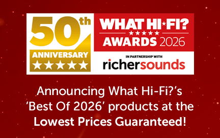 What Hi-Fi? Awards 2026 announcement for best products.