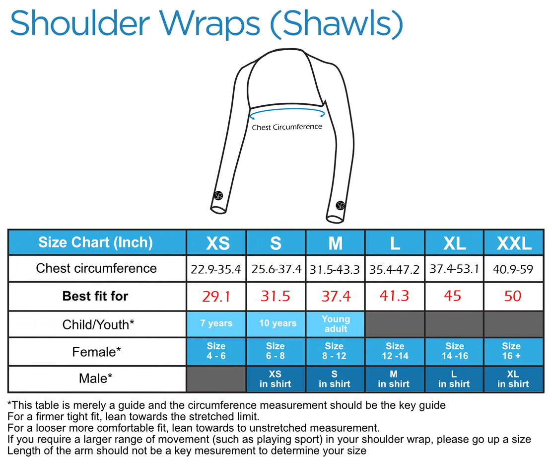 SParms | Shoulder Wrap | The Best UV Sun Protective Clothing