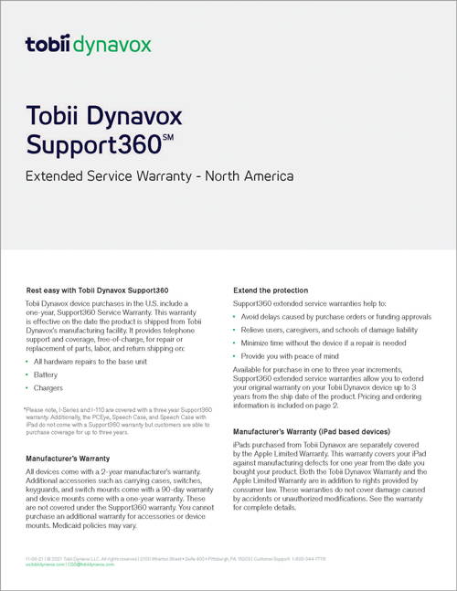 Tobii Dynavox Support360