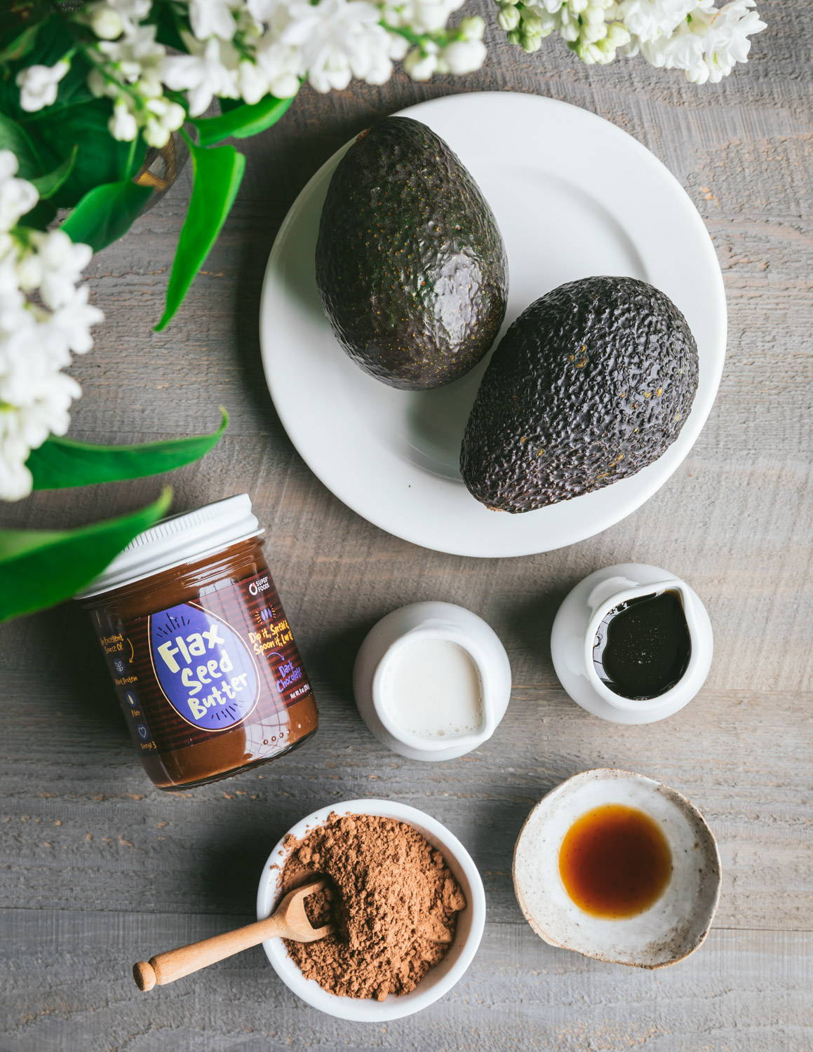 avocados and flax butter ingredients