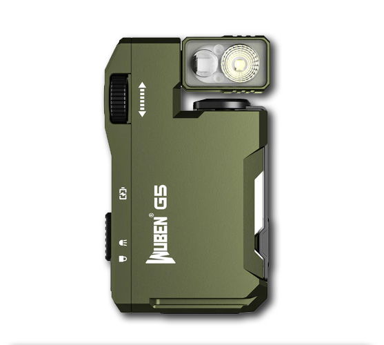 Wuben G5 Rechargeable Flashlight in Metallic Green