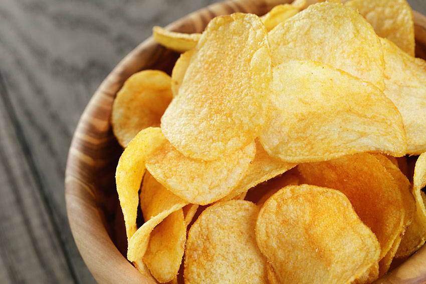Bad fats potato chips