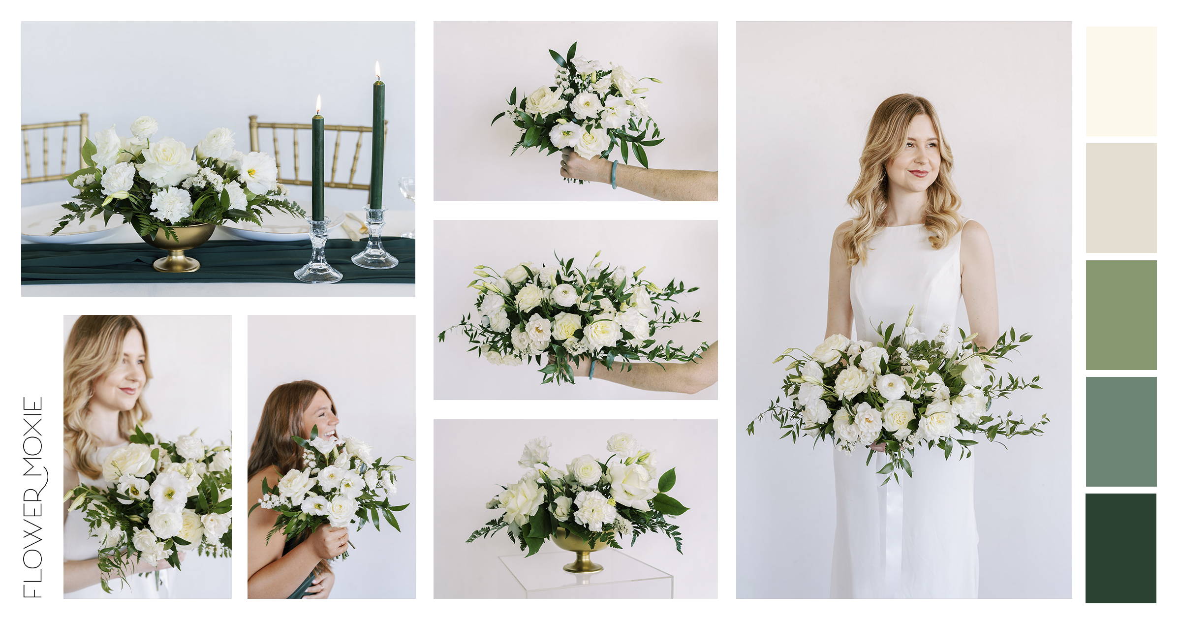 cream green wholesale wedding flowers online