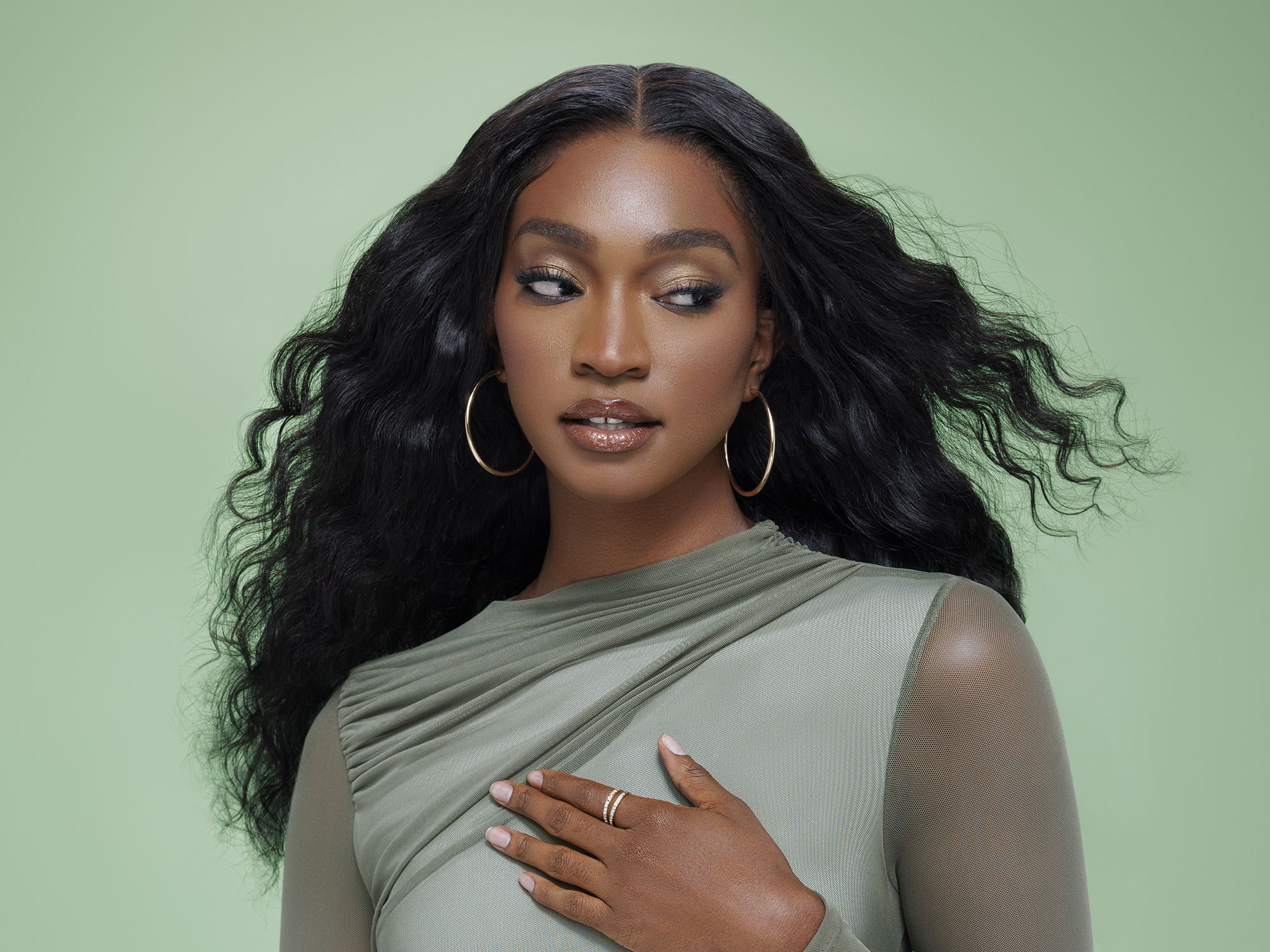 Wavy hair care routine