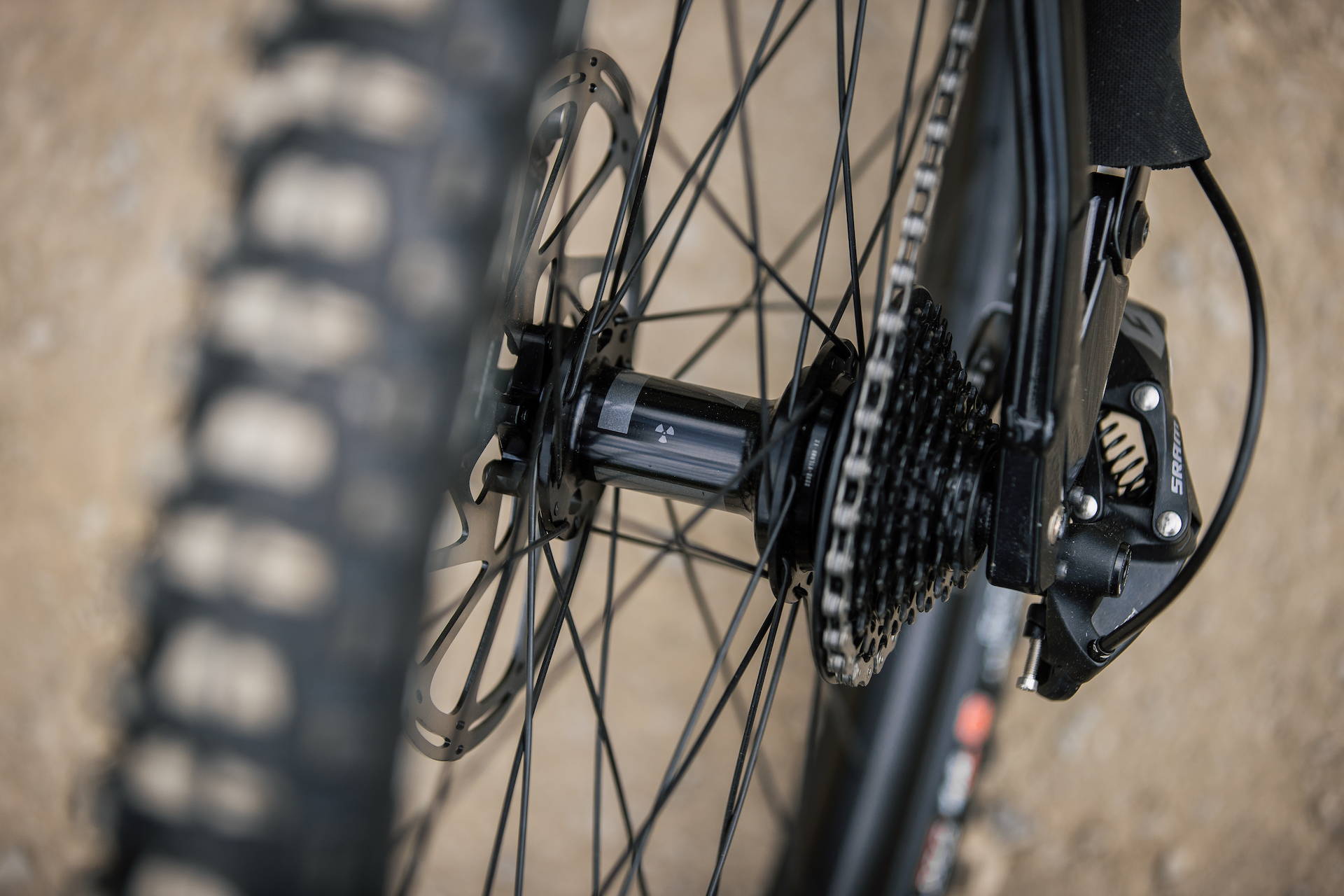 The Vitus Dominer 297 downhill bike 