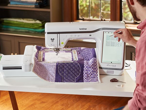 Brother XE2 Embroidery Machine Easy Echo Deco Fill Stippling