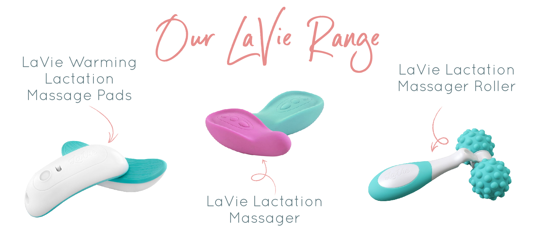 LaVie Lactation Massager for Breastfeeding, Nursing, Pumping, Support for  Clogged Ducts, Mastitis, Engorgement, Improves Milk Fl