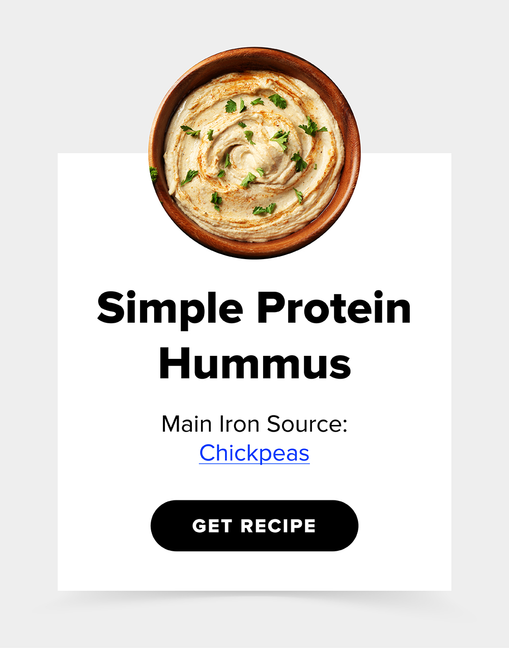 Iron-Rich Protein Hummus Recipe