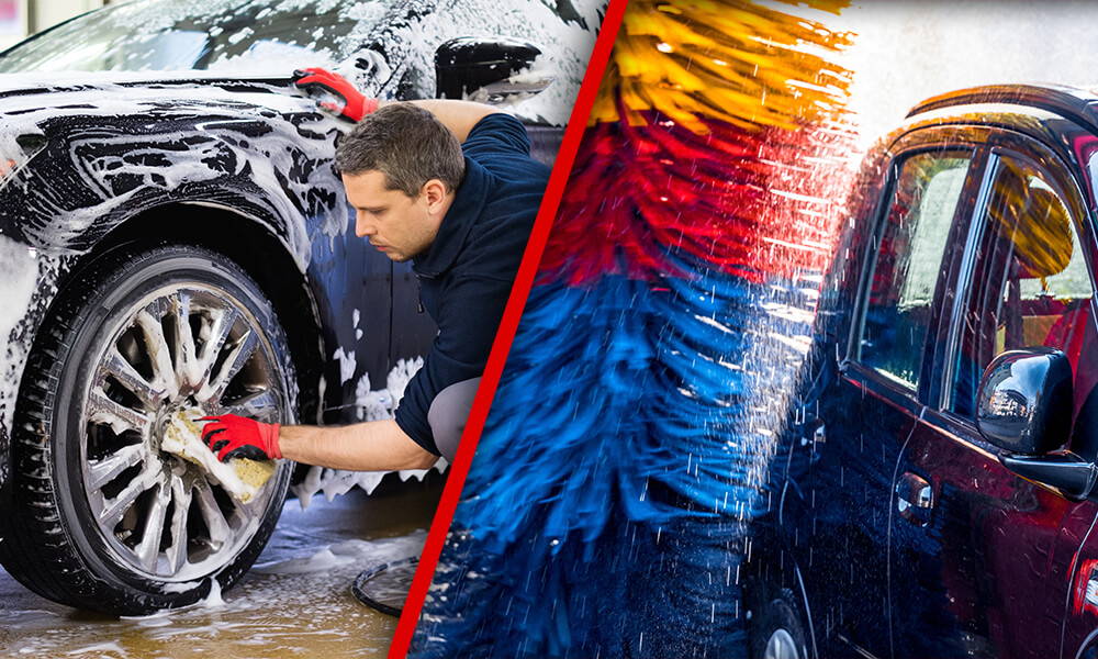 Auto Drive Blue Car Washing Tire & Wheel Brush - Each
