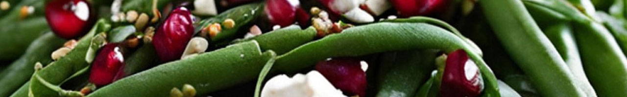 Orange Pomegranate Green Bean and Arugula Salad