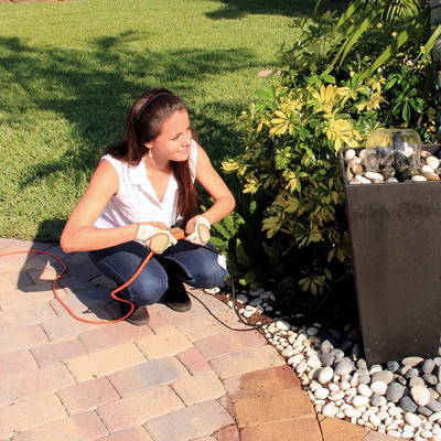 how to create a diy modern fountain