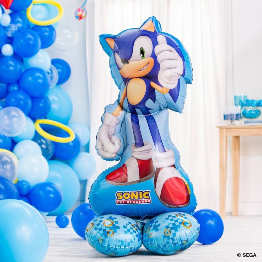 Image of airwalker sonic the hedgehog balloons. Shop all airwalker and lifesized balloons.