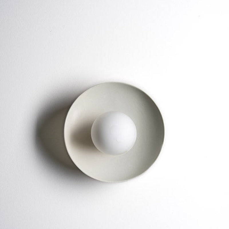 Handmade Ceramic Dish Wall Sconce