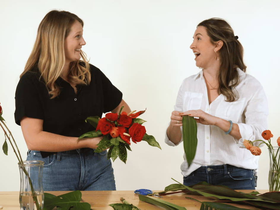 tropical cascade bouquet tutorial