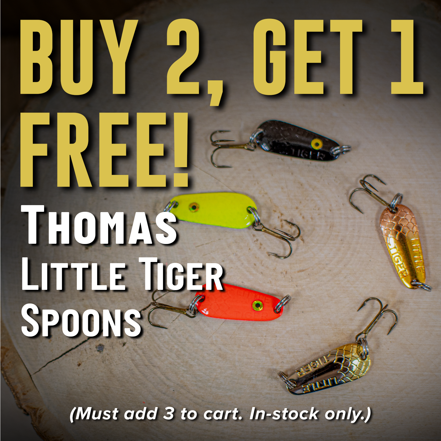 Buy 2, Get 1 Free! Thomas Little Tiger Spoons